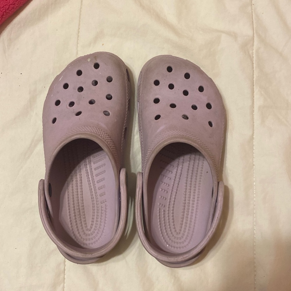 Purple CROCS size 4